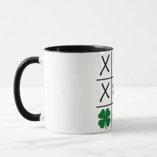 Tasse Shamrock Tic Tac Toe