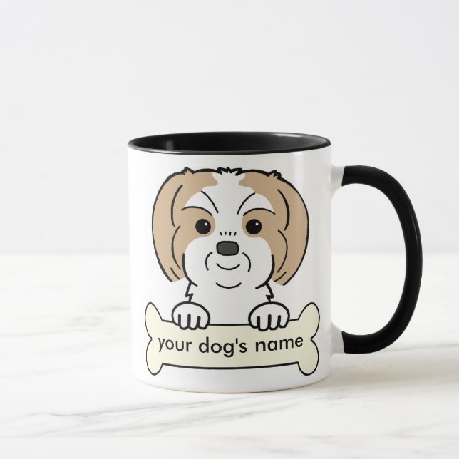 Tasse Shih personnalisé Tzu (Droite)