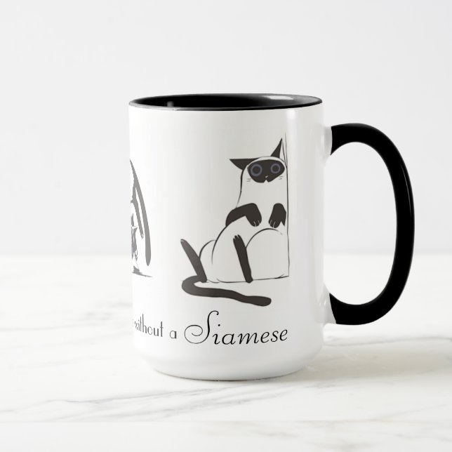 Tasse siamoise (Droite)