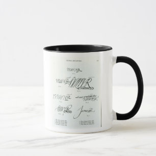 Tasse Signatures de la reine de Mary des Ecossais