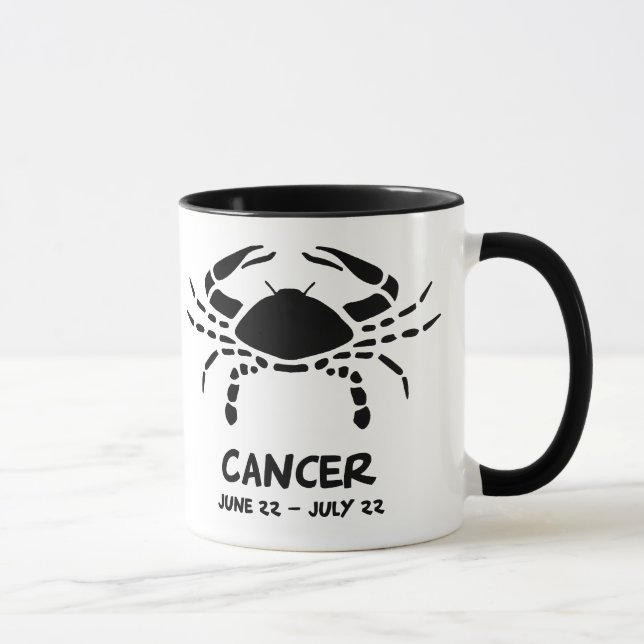 Tasse Signe de zodiaque de Cancer (Droite)