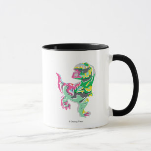 Tasse Silhouette Abstraite des boutons