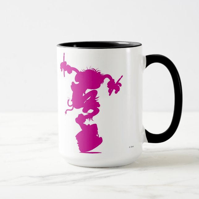 Tasse Silhouette animal rose tambourin Disney (Droite)
