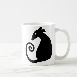 Tasse silhouette de rat