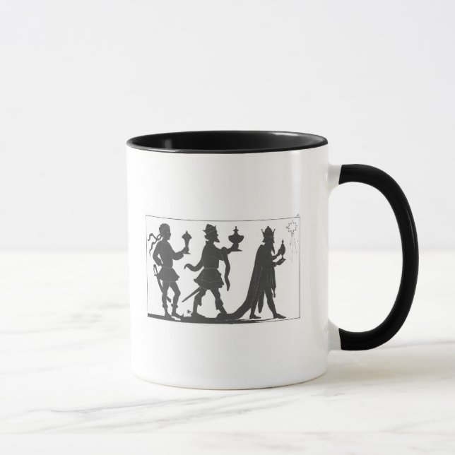 Tasse Silhouette des trois rois (Droite)