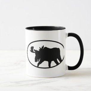 Tasse Silhouette d'orignaux