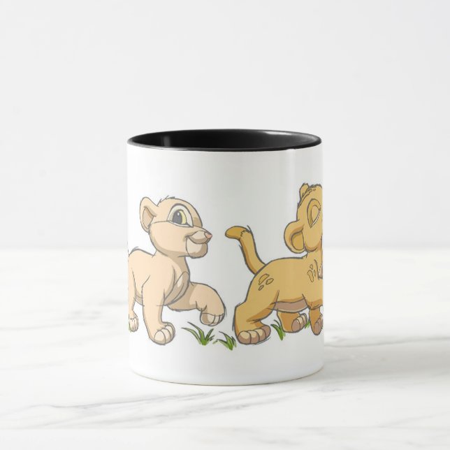 Tasse Simba et Nala Disney du roi Lion (Centre)