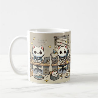 Tasse Simple Whiskers Chaos de Bureau