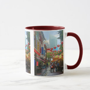 Tasse Singapour - vieux et nouveau