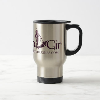 Tasse sinistre de voyage de fille