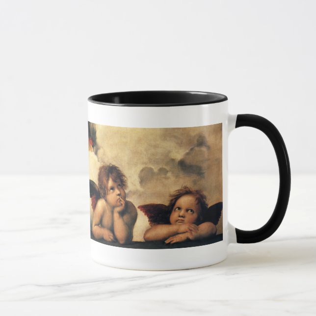 Tasse Sistine Madonna Angels par Raphael Sanzio (Droite)