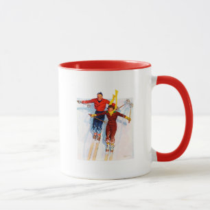 Tasse Ski alpin de couples