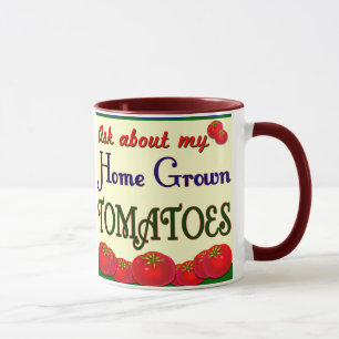 Tasse Slogan du jardin de tomates cultivé à la maison
