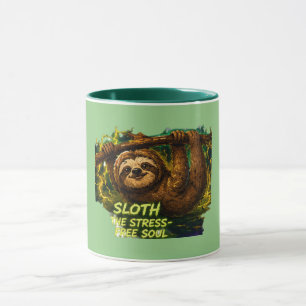 Tasse Sloth le Stress, Âme Libre