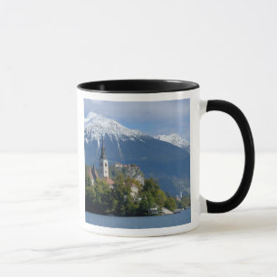 Tasse Slovénie, Bled, lac de Bled, île de Bled, Bled
