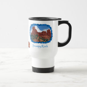 Tasse Snoopy de voyage de Sedona de roche/roche de