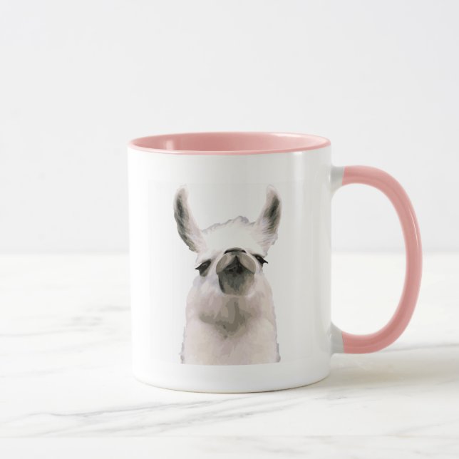 Tasse Snooty Snobby Llama personnalisé (Droite)
