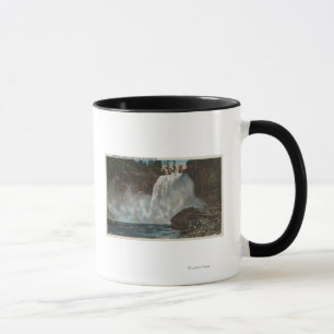 Tasse Snoqualmie tombe, WA - vue des automnes en bas
