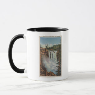 Tasse Snoqualmie tombe, WA - vue des automnes en haut