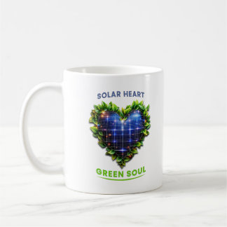 Tasse Solarpunk Cœur Solaire Âme Verte