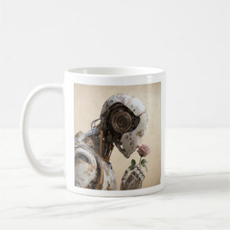 Tasse Solarpunk Robot & Rose