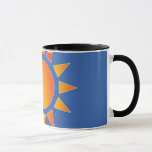 Tasse Soleil Orange Jaune