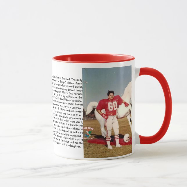 Tasse solitaire officielle d'histoire d'écrou de (Droite)