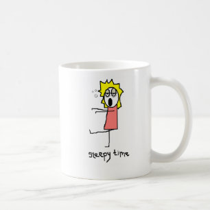 Tasse somnolente de temps