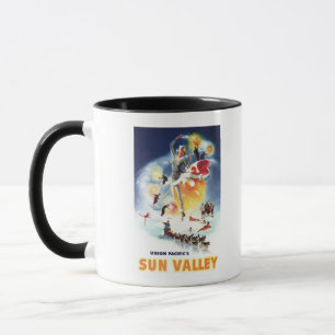 Tasse Sonja Henje Montage de l'affiche de Sun Valley