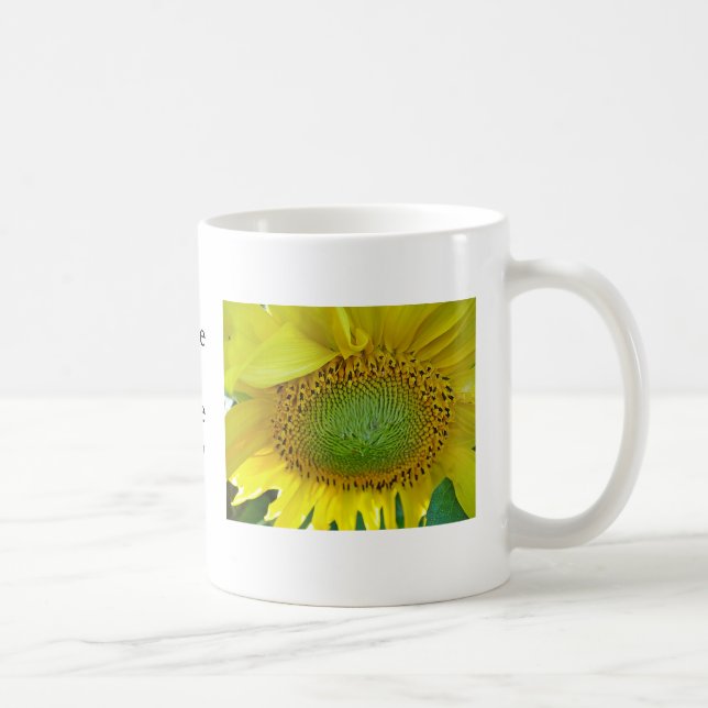 Tasse Sonnenblue, Aufschrift:have a nice day Coffee Mug (Right)