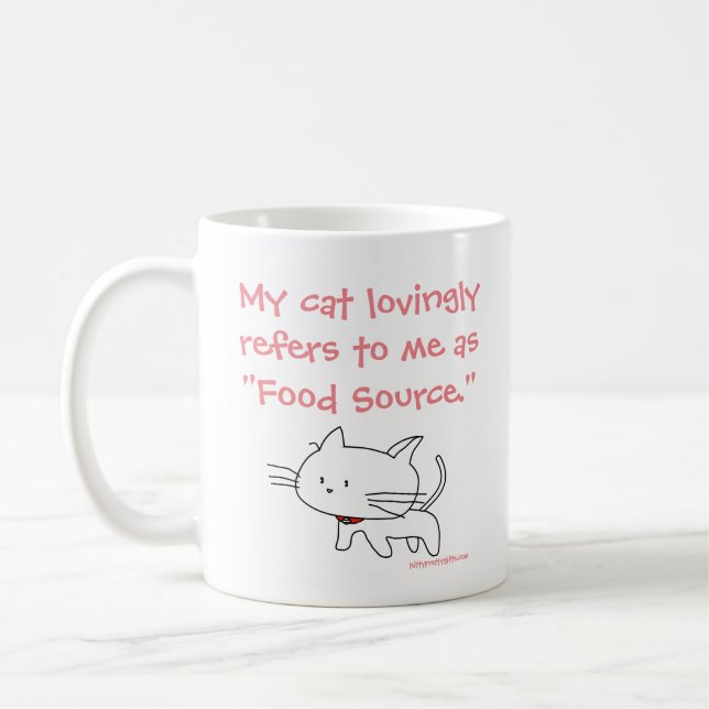 Tasse "Source de nourriture" pour chat (Gauche)
