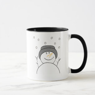 Tasse Sourire de bonhomme de neige