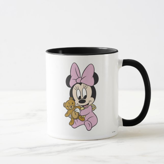 Tasse Souris Minnie Disney Bébé Avec Ours Teddy (Droite)