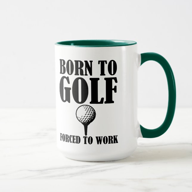Tasse Soutenu pour jouer au golf obligatoire pour (Droite)