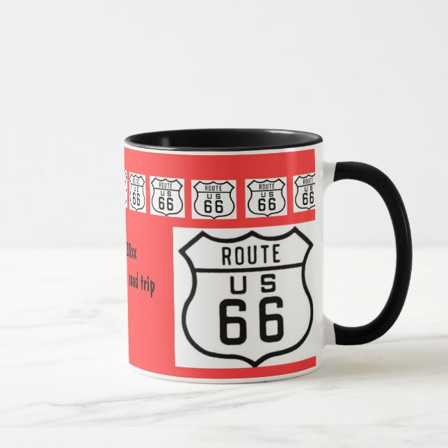 Tasse Souvenir de voyage par la route de l'itinéraire 66 (Droite)