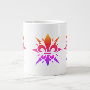 Tasse spéciale "Fleur-de-lis stylisée"