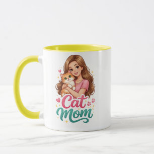 Tasse spéciale pour maman de chat – Tasse à café p