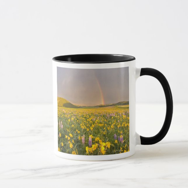 Tasse Spectaculaire prairie fleur sauvage au lever du jo (Droite)