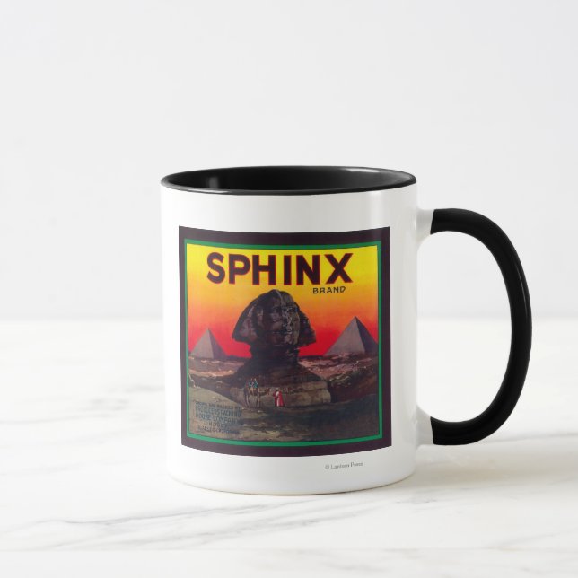 Tasse Sphinx Orange LabelLindsay, CA (Droite)