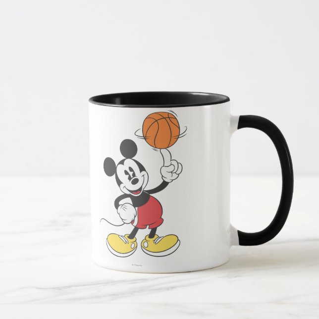 Tasse Sporty Mickey | Basket-ball à rotation (Droite)
