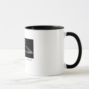 Tasse squelettique de surfer d'amputé