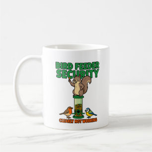 Tasse Squirrel drôle de la sécurité de la mangeoir