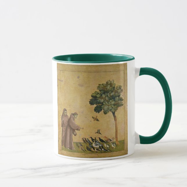 Tasse St Francis d'Assisi prêchant aux oiseaux (Droite)