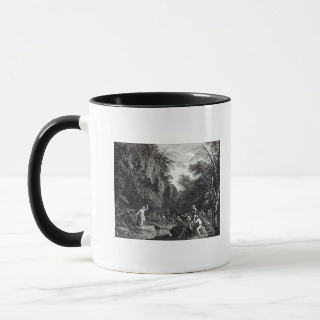 Tasse St John prêchant dans la région sauvage (Gauche)
