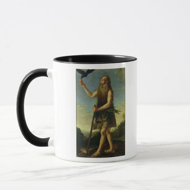 Tasse St Onuphrius (huile sur la toile) (Gauche)