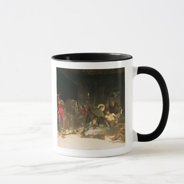 Tasse St Roch traitant la peste (Droite)