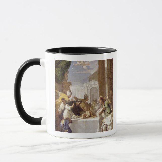 Tasse St Vincent Ferrer exécutant un miracle (Gauche)