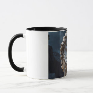 Tasse Statue Dieu Grec - Mug Bust de Zeus en Marbr