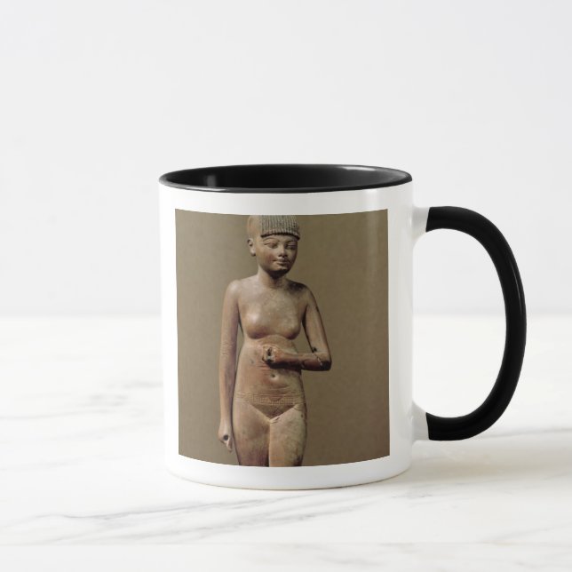 Tasse Statue d'une jeune fille d'employé (bois) (Droite)