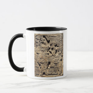 Tasse Stela dépeignant un grand prêtre et une femme